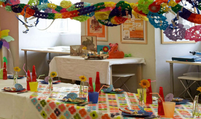 A Vibrant Party With Beautiful Decorations And Fun Games